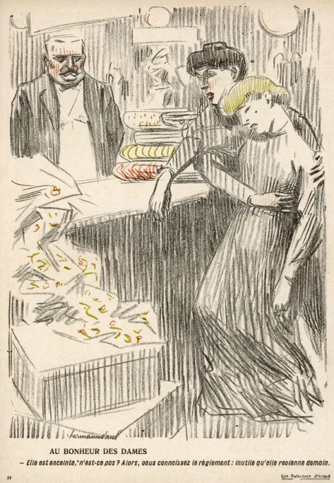 Framed Print : PREGNANT WORKER / 1907 Framed Print : PREGNANT WORKER / 1907