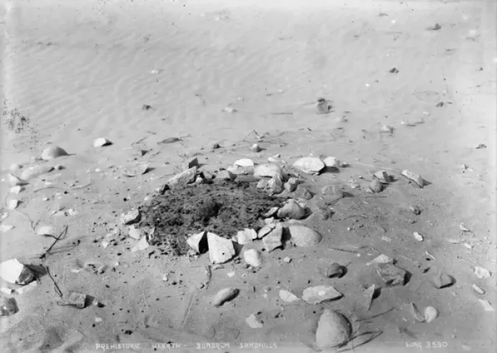Framed Print : Prehistoric Hearth - Dundrum Sand Hills Framed Print : Prehistoric Hearth - Dundrum Sand Hills