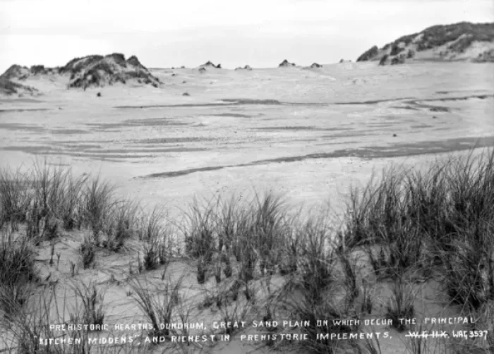 Framed Print : Prehistoric Hearths, Dundrum, Great Sand Plain Framed Print : Prehistoric Hearths, Dundrum, Great Sand Plain