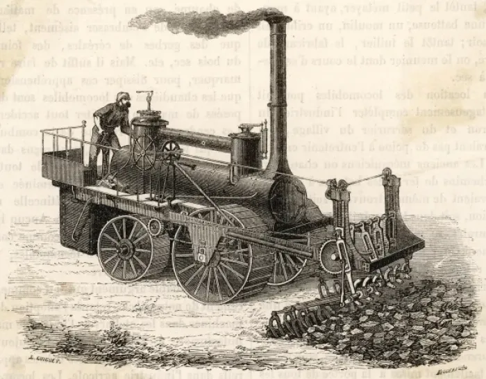 Framed Print : Preliminary preparation for a road surface Framed Print : Preliminary preparation for a road surface