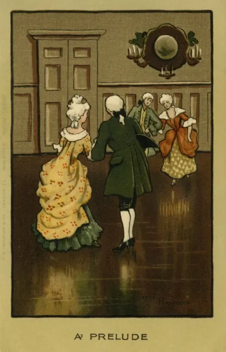 Framed Print : A prelude. A play on words.Two couples meeting in a dance Framed Print : A prelude. A play on words.Two couples meeting in a dance