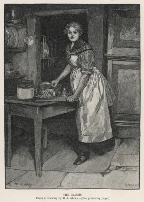 Framed Print : Preparing the Haggis Framed Print : Preparing the Haggis
