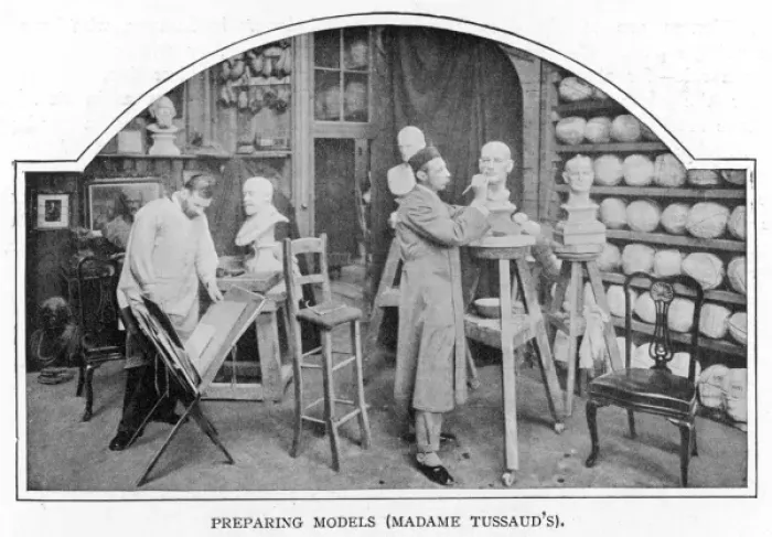 Framed Print : Preparing models at Madame Tussaud s Framed Print : Preparing models at Madame Tussaud s