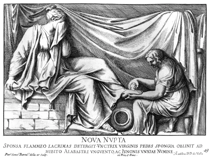 Framed Print : Preparing Roman Bride Framed Print : Preparing Roman Bride