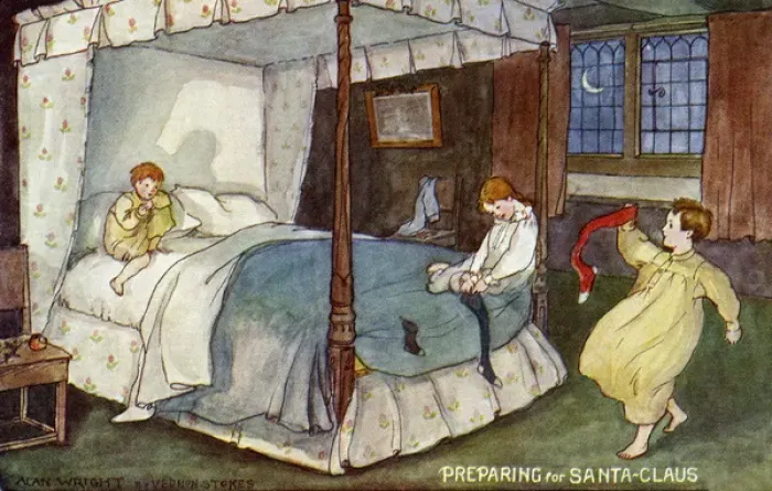 Framed Print : Preparing for Santa Framed Print : Preparing for Santa