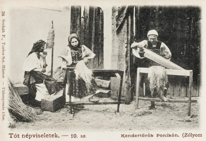 Framed Print : Preparing and spinning flax - Slovakia Framed Print : Preparing and spinning flax - Slovakia