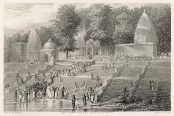 Framed Print : Preparing for Suttee
