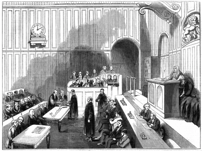 Framed Print : Presentation of the new Sheriffs of London at Westminster Framed Print : Presentation of the new Sheriffs of London at Westminster