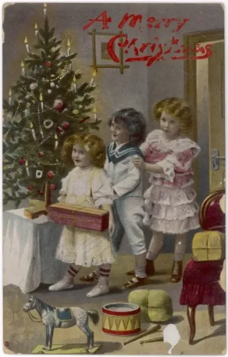 Framed Print : Three with Presents Framed Print : Three with Presents