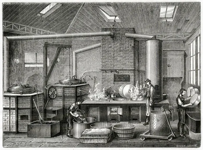 Framed Print : PRESERVING FOOD, FRANCE Framed Print : PRESERVING FOOD, FRANCE