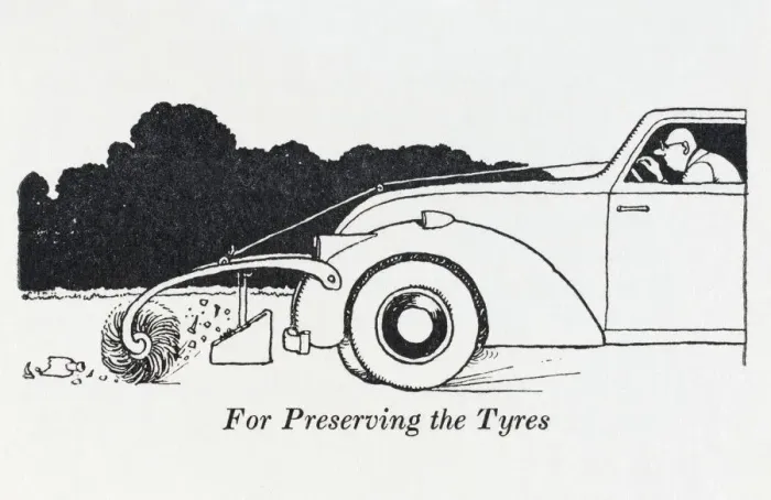 Framed Print : Preserving Tyres / W H Robinson Framed Print : Preserving Tyres / W H Robinson