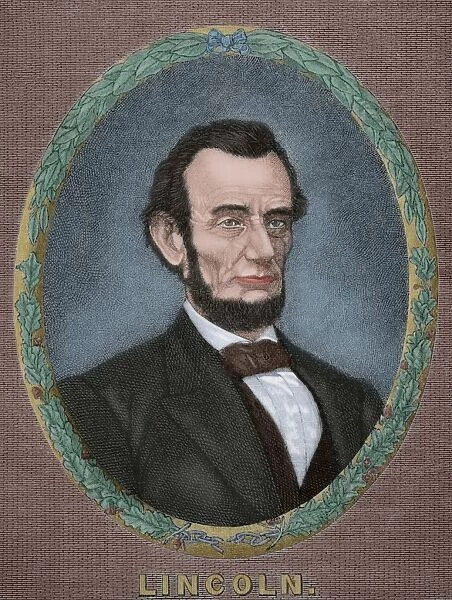 Abraham Lincoln Presidential Portrait Painting 8x10 Real Canvas Fine Art Print 