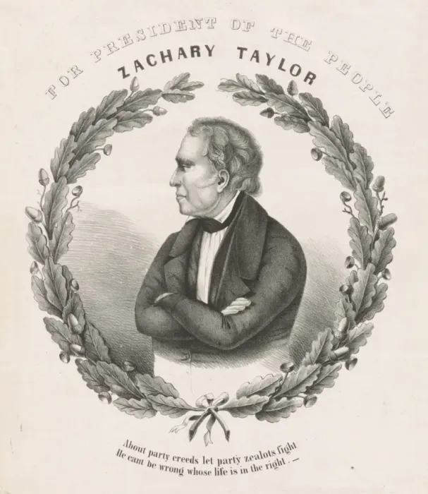 Framed Print : For president of the people, Zachary Taylor Framed Print : For president of the people, Zachary Taylor