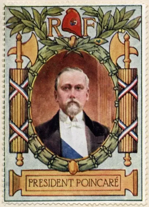 Framed Print : President Poincare / Stamp Framed Print : President Poincare / Stamp