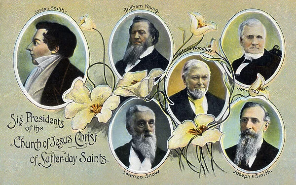 The Six Presidents of the Church of Jesus Christ of the Latter-day Saints (The Mormon Church)