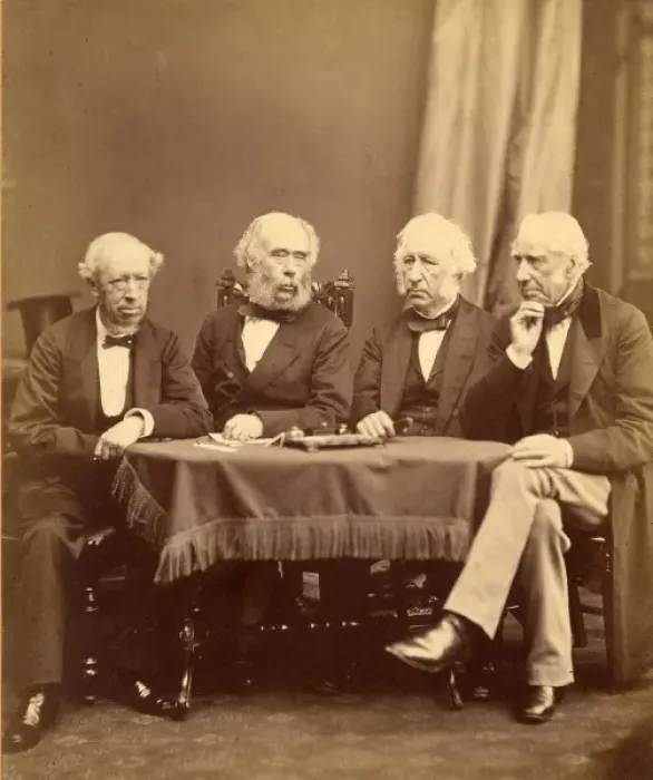 Framed Print : Four presidents of the IMechE Framed Print : Four presidents of the IMechE