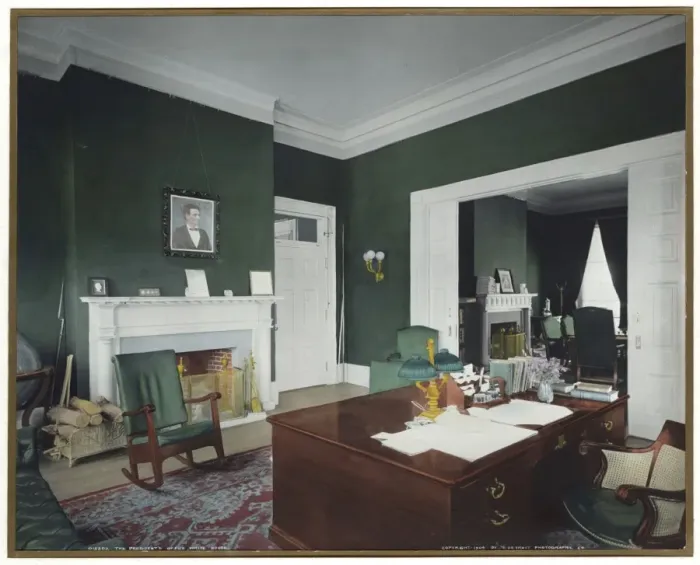 Framed Print : The Presidents office, White House Framed Print : The Presidents office, White House