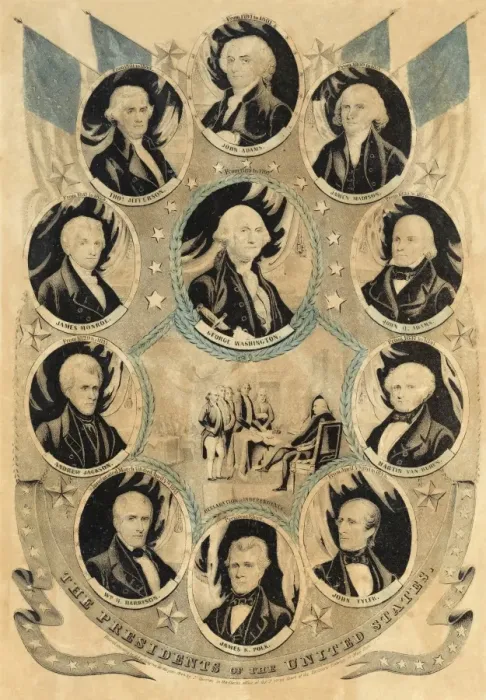 Framed Print : The Presidents of the United States Framed Print : The Presidents of the United States