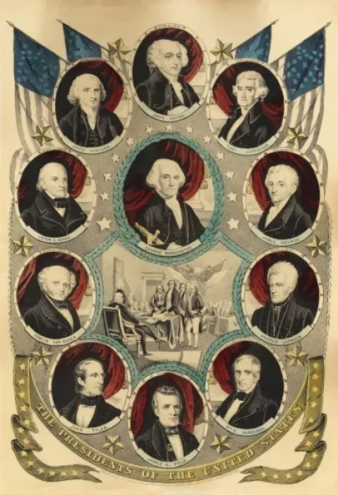 Framed Print : The Presidents of the United States Framed Print : The Presidents of the United States