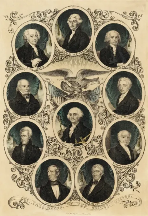 Framed Print : The Presidents of the United States Framed Print : The Presidents of the United States