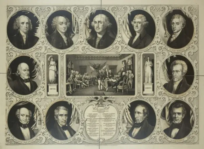 Framed Print : The presidents of the United States Framed Print : The presidents of the United States