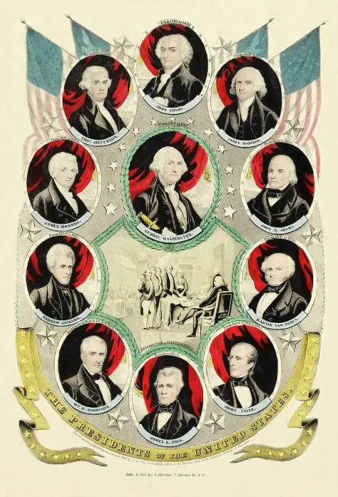 Framed Print : Presidents of the United States Framed Print : Presidents of the United States