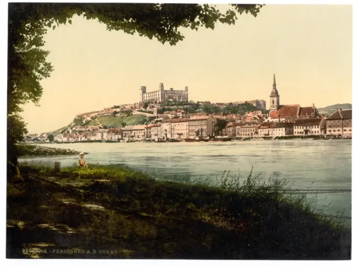 Framed Print : Pressburg, Austro-Hungary Framed Print : Pressburg, Austro-Hungary