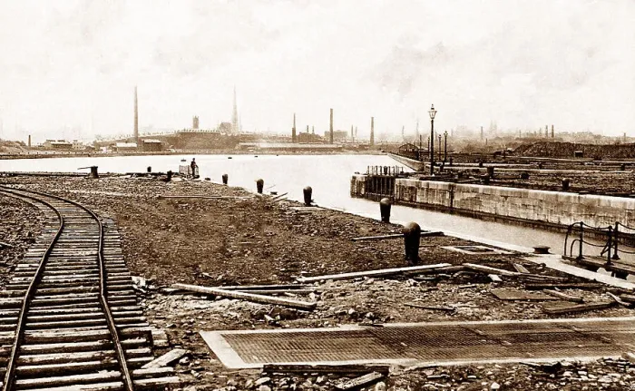 Framed Print : Preston from the Docks Framed Print : Preston from the Docks