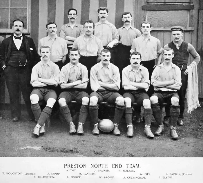 Framed Print : Preston North End, 1890s Framed Print : Preston North End, 1890s