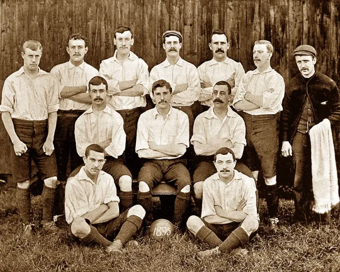 Framed Print : Preston North End Football Club in 1895