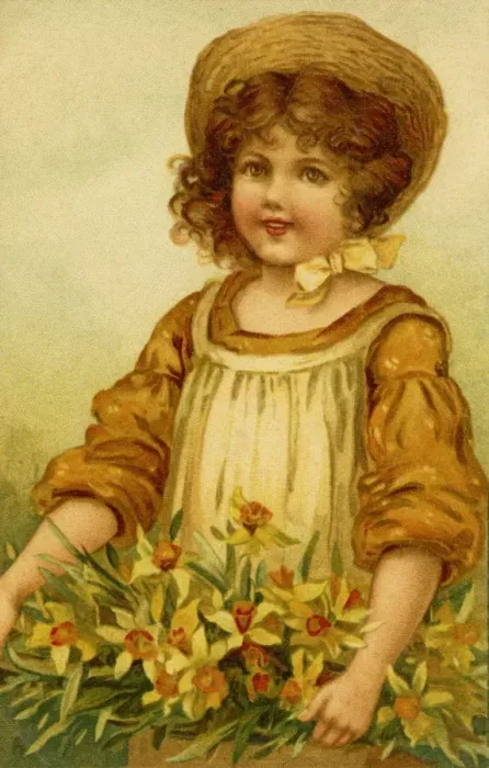Framed Print : Pretty girl with flowers Framed Print : Pretty girl with flowers