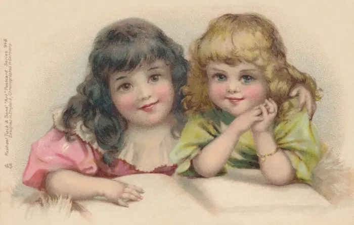 Framed Print : Two pretty girls Framed Print : Two pretty girls