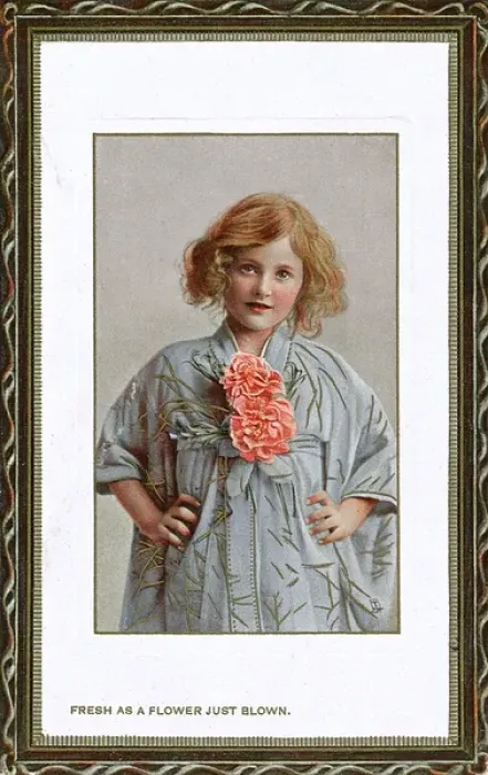 Framed Print : Pretty Young Girl - Fresh as a Flower Just Blown Framed Print : Pretty Young Girl - Fresh as a Flower Just Blown