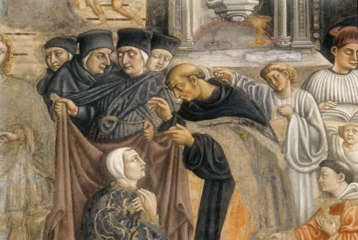 Framed Print : PRIAMO DELLA QUERCIA (c. 1374-1438). Investiture Framed Print : PRIAMO DELLA QUERCIA (c. 1374-1438). Investiture