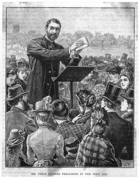 Framed Print : Price Hughes Preaching Framed Print : Price Hughes Preaching