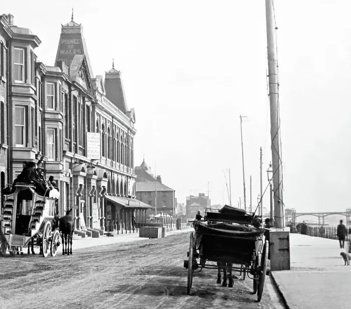 Framed Print : Price of Wales Hotel, Blackpool - Victorian period Framed Print : Price of Wales Hotel, Blackpool - Victorian period
