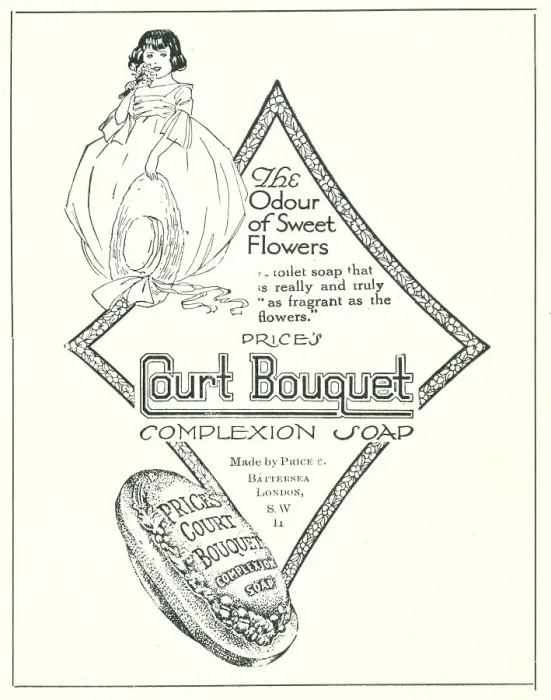 Framed Print : Price's Court Bouquet Advertisement Framed Print : Price's Court Bouquet Advertisement