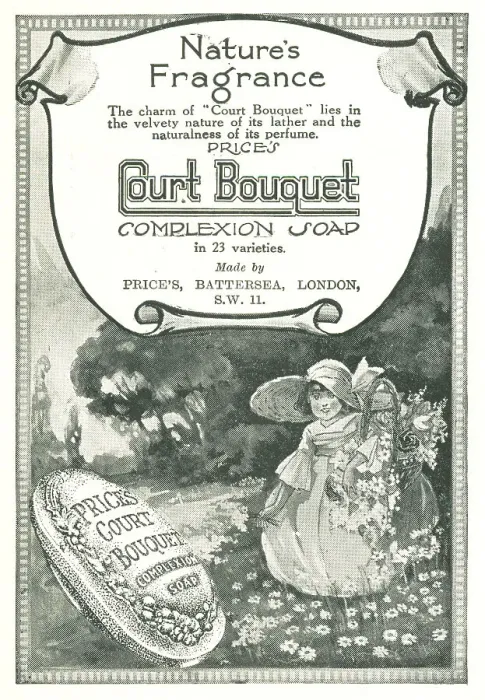 Framed Print : Price's Court Bouquet Advertisement Framed Print : Price's Court Bouquet Advertisement