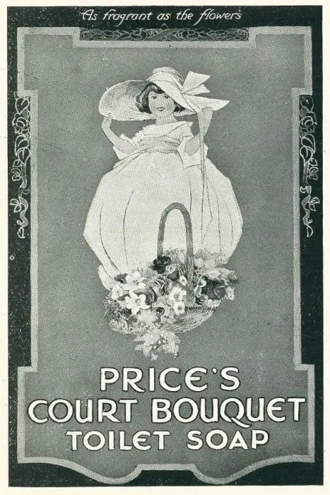 Framed Print : Price's Court Bouquet Advertisement Framed Print : Price's Court Bouquet Advertisement