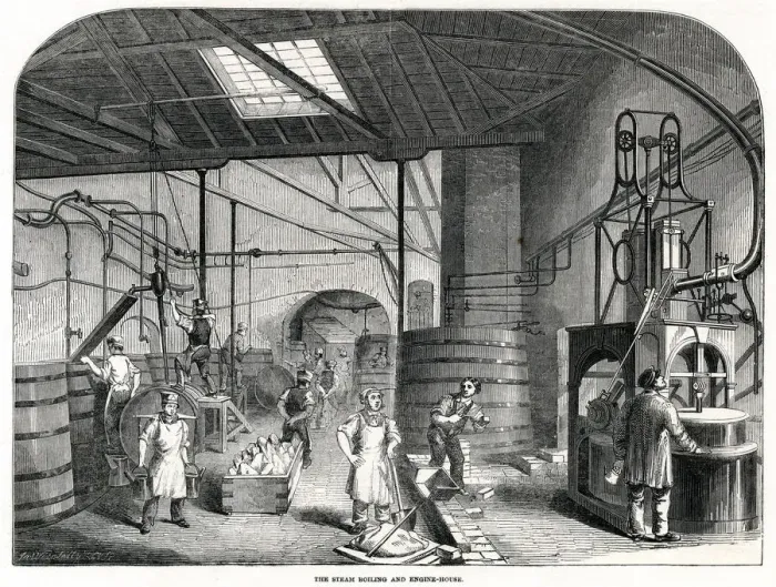 Framed Print : Prices Patent Candle Companys Works 1849 Framed Print : Prices Patent Candle Companys Works 1849