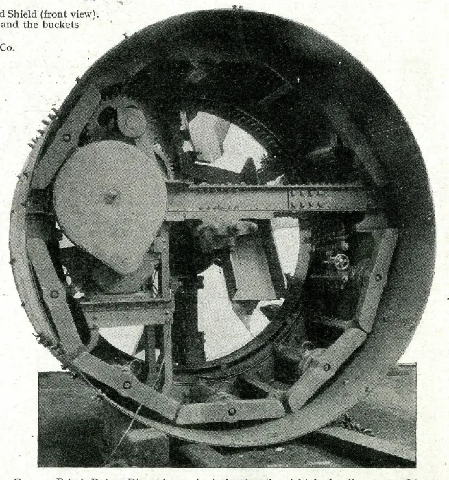 Framed Print : Price's rotary digger for cutting tunnels Framed Print : Price's rotary digger for cutting tunnels