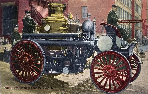 Pride of Hartford fire engine, Hartford, Connecticut, USA