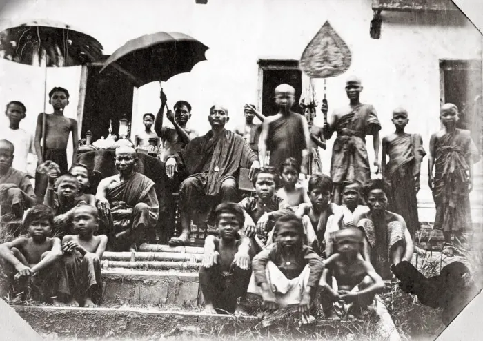 Framed Print : Priest in Siam (Thailand) c. 1880 s Framed Print : Priest in Siam (Thailand) c. 1880 s