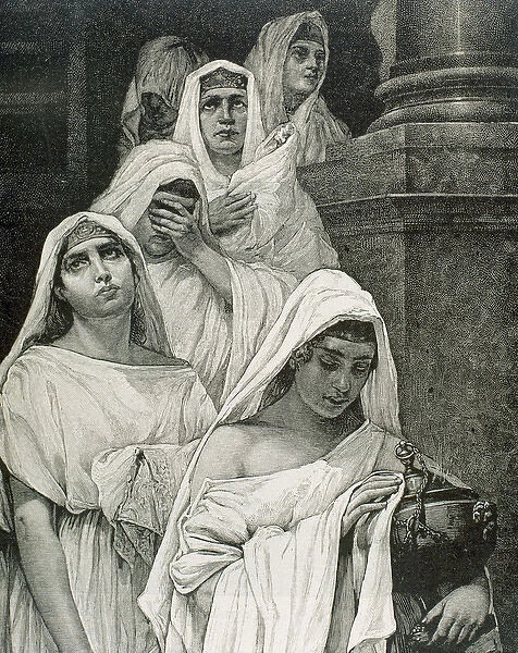 Priestesses of the goddess Vesta