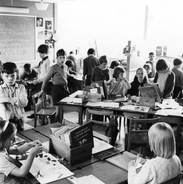 Framed Print : Primary Class 1969 Framed Print : Primary Class 1969