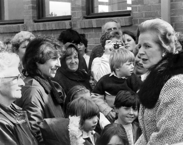 Framed Print : Prime Minister Margaret Thatcher - Marazion Community Centre Framed Print : Prime Minister Margaret Thatcher - Marazion Community Centre