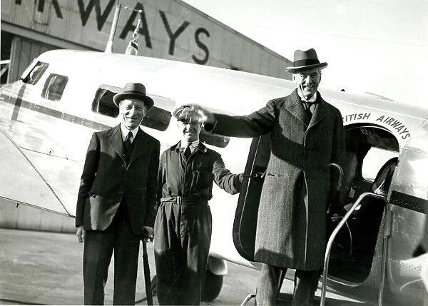 Prime Minister Neville Chamberlain, Heston Aerodrome