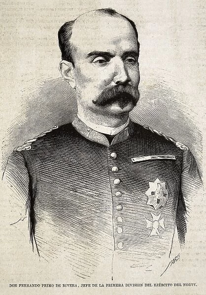 PRIMO DE RIVERA, Fernando (1831-1921). Spanish
