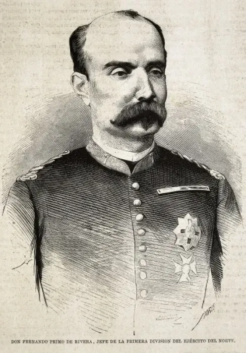 Framed Print : PRIMO DE RIVERA, Fernando (1831-1921). Spanish Framed Print : PRIMO DE RIVERA, Fernando (1831-1921). Spanish