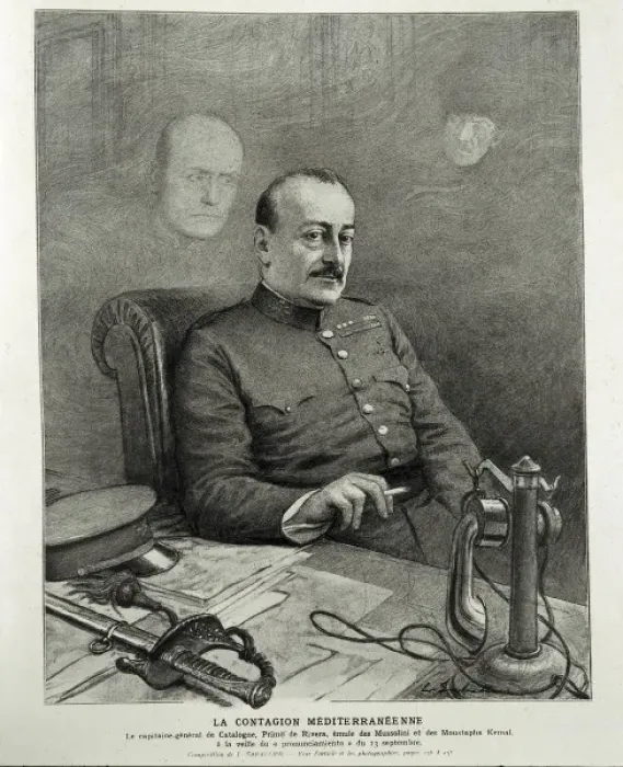 Framed Print : PRIMO DE RIVERA, Miguel (1870-1930). Spanish Framed Print : PRIMO DE RIVERA, Miguel (1870-1930). Spanish